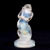 Mascotte Statuette « Naïade » verre opalescent de René LALIQUE | Biron Mascotte Statuette "Naïade" verre opalescent de René LALIQUE