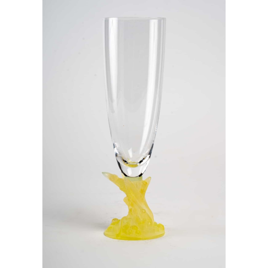 Daum, verres « Mimosa » 3