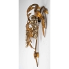 Applique des années 1960 en métal doré et argenté | Biron Applique des années 1960 en métal doré et argenté