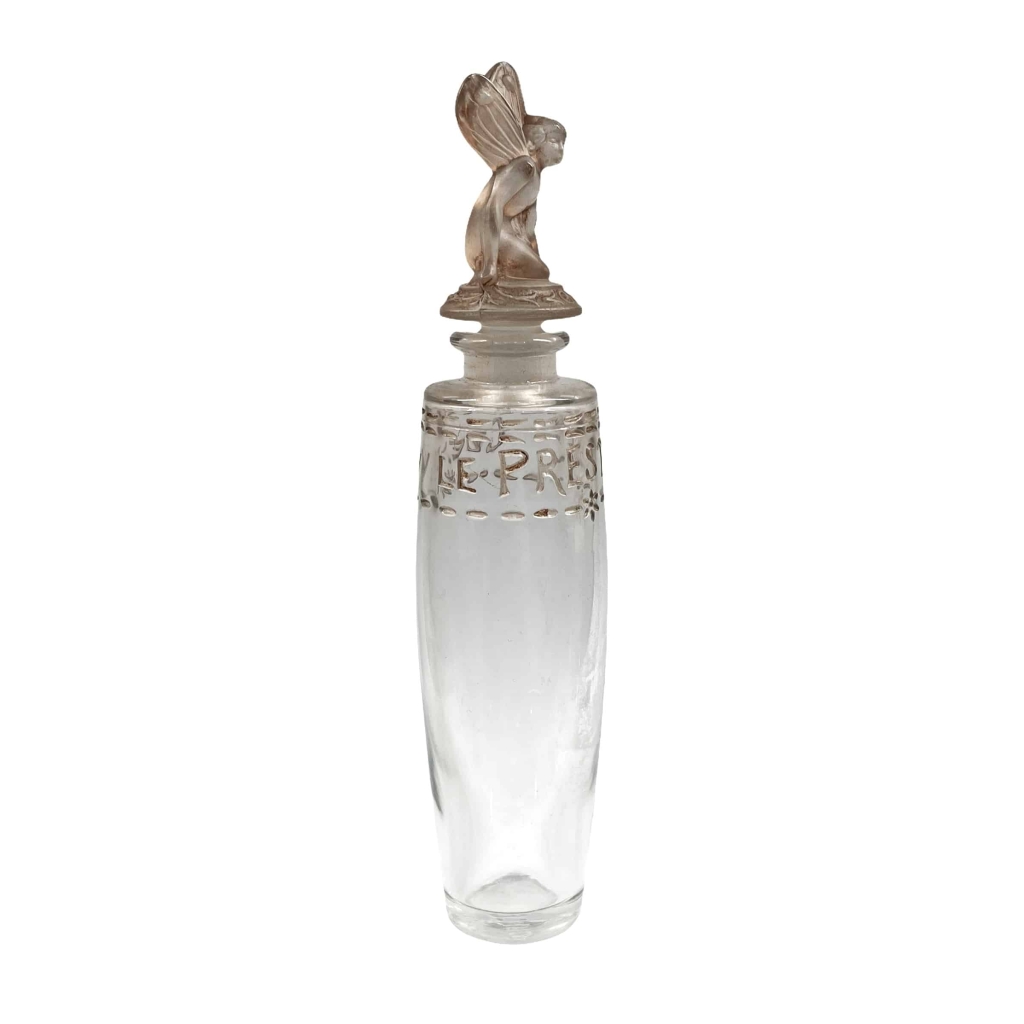Flacon « Le Prestige » verre blanc patiné sépia de Julien VIARD pour GUELDY | Biron Flacon "Le Prestige" verre blanc patiné sépia de Julien VIARD pour GUELDY