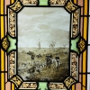 Série de quatre vitraux « chasse à courre » | Biron Série de quatre vitraux "chasse à courre"