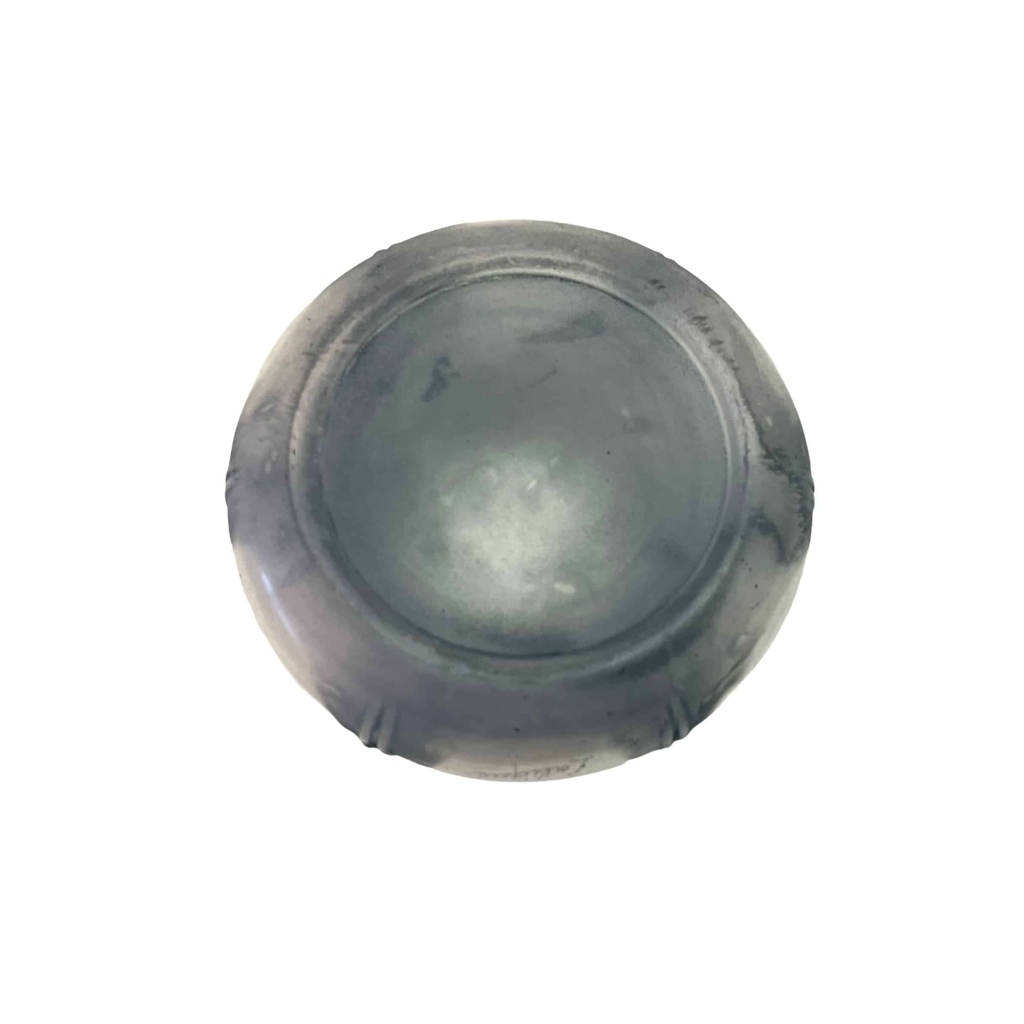 Encrier « Nénuphar » verre blanc patiné bleu de René LALIQUE | Biron Encrier "Nénuphar" verre blanc patiné bleu de René LALIQUE