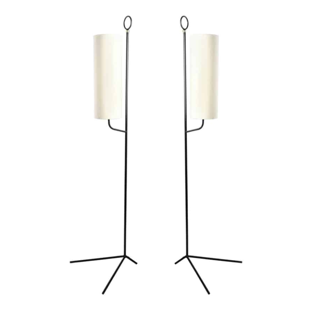 Paire de lampadaires Maison Lunel des années 1950 | Biron |||||