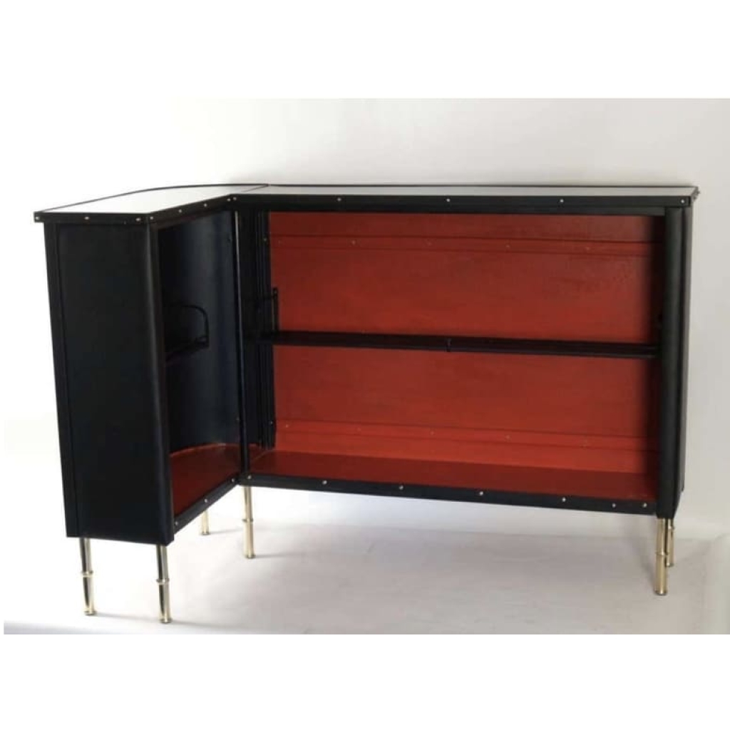 Bar de Jacques Adnet modèle Etoile 1950 | Biron Bar de Jacques Adnet modèle Etoile 1950