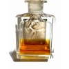 Flacon « L’Effleurt » verre blanc patiné sépia de René LALIQUE pour COTY | Biron Flacon "L'Effleurt" verre blanc patiné sépia de René LALIQUE pour COTY