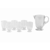 Service à Orangeade « Blois » verre blanc de René LALIQUE – 7 pièces | Biron |||||||