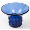 Vase « Farandole » verre bleu saphir de René LALIQUE | Biron Vase "Farandole" verre bleu saphir de René LALIQUE