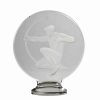 Mascotte Bouchon de Radiateur « Archer » verre blanc de René LALIQUE | Biron Mascotte Bouchon de Radiateur "Archer" verre blanc de René LALIQUE