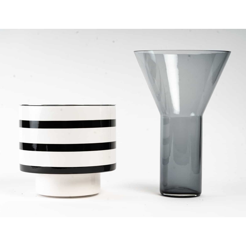 Vase Contemporain en Céramique et en Verre | Biron Vase Contemporain en Céramique et en Verre