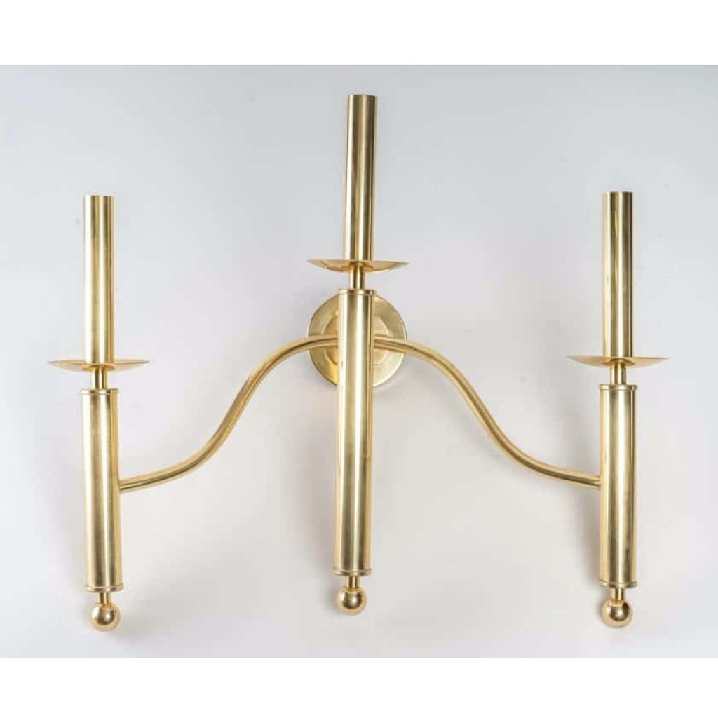 Grande Paire d’appliques Maison Roche 1970 | Biron Grande Paire d'appliques Maison Roche 1970