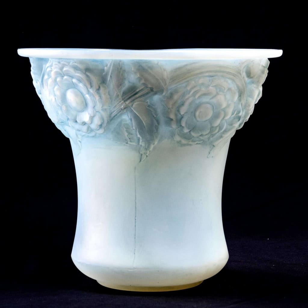 Vase « Orléans » verre opalescent de René LALIQUE | Biron |||||||
