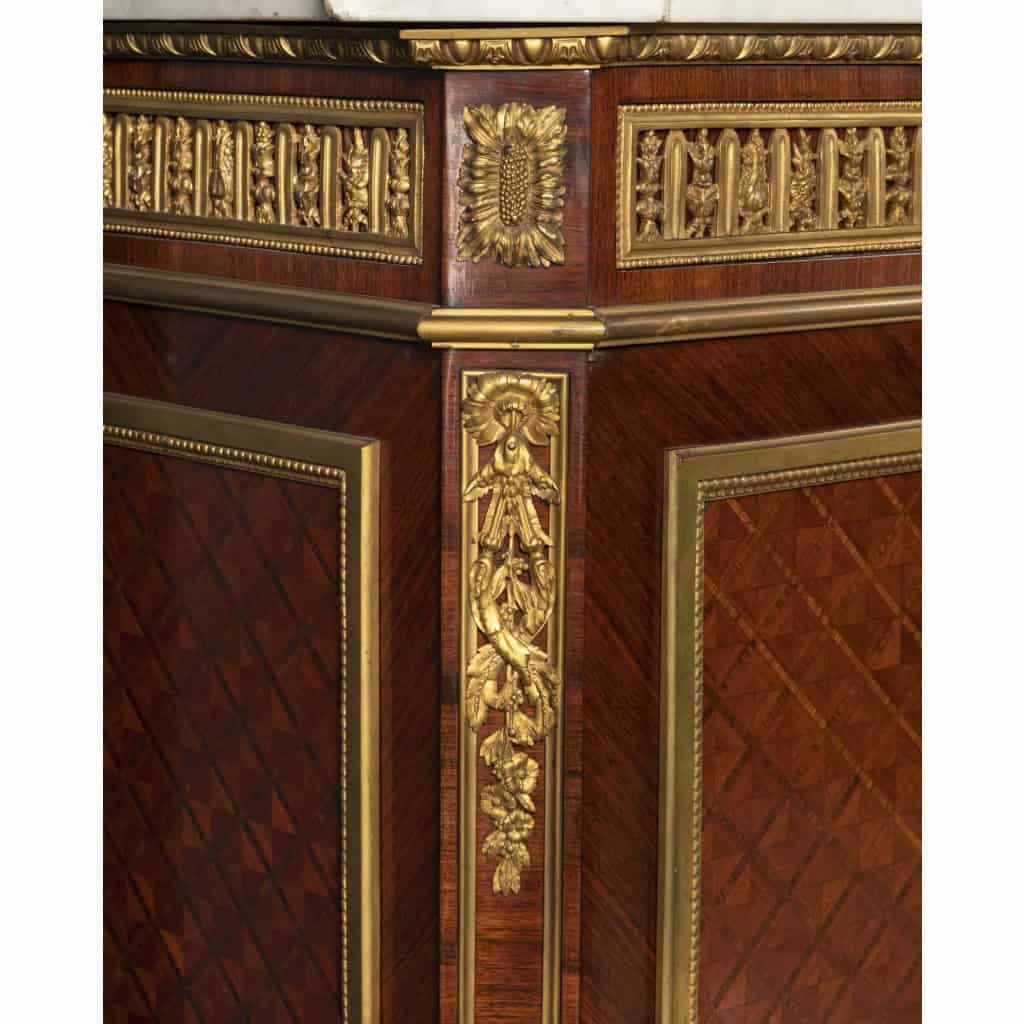 A Pair of French 19th Century Louis XVI St. Mahogany and Ormulu Mounted Meuble d’appui after Henry Dasson. | Biron A Pair of French 19th Century Louis XVI St. Mahogany and Ormulu Mounted Meuble d’appui after Henry Dasson.