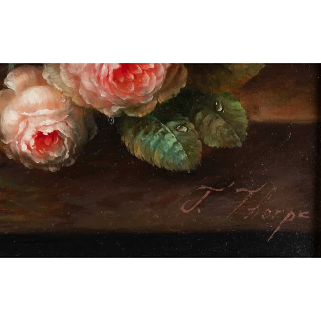 Vase de fleurs de John Thorpe, XXème
