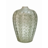 Vase « Tournai » verre blanc patiné vert de René LALIQUE | Biron |||||||