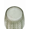 Vase « Tournai » verre blanc patiné vert de René LALIQUE | Biron Vase "Tournai" verre blanc patiné vert de René LALIQUE