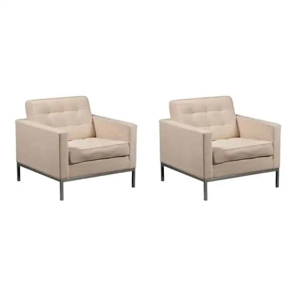 Pair of armchairs Florence Knoll 2