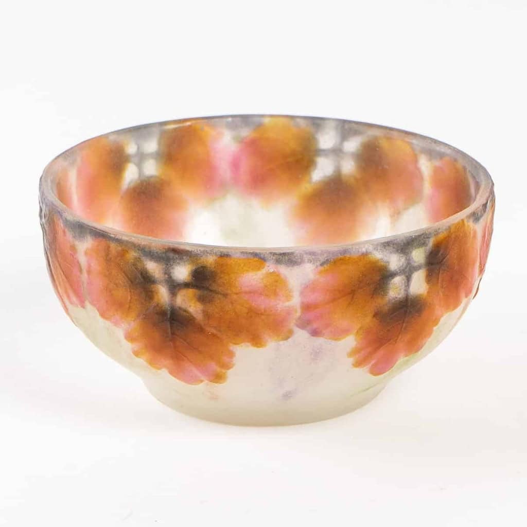 Coupe « Feuilles Larges » pâte de verre de Gabriel ARGY-ROUSSEAU | Biron Coupe "Feuilles Larges" pâte de verre de Gabriel ARGY-ROUSSEAU