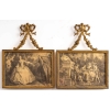 Paire de Cadres en Bronze Doré de Style Louis XV, XIXème siècle. | Biron |||||||||