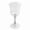 Suite de 6 six verres à vin « Barsac » verre blanc patiné gris de René LALIQUE | Biron Suite de 6 six verres à vin "Barsac" verre blanc patiné gris de René LALIQUE