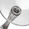 Suite de 6 six verres à vin « Barsac » verre blanc patiné gris de René LALIQUE | Biron Suite de 6 six verres à vin "Barsac" verre blanc patiné gris de René LALIQUE
