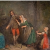 Scène familiale. Ecole française XVIIIème | Biron Scène familiale. Ecole française XVIIIème
