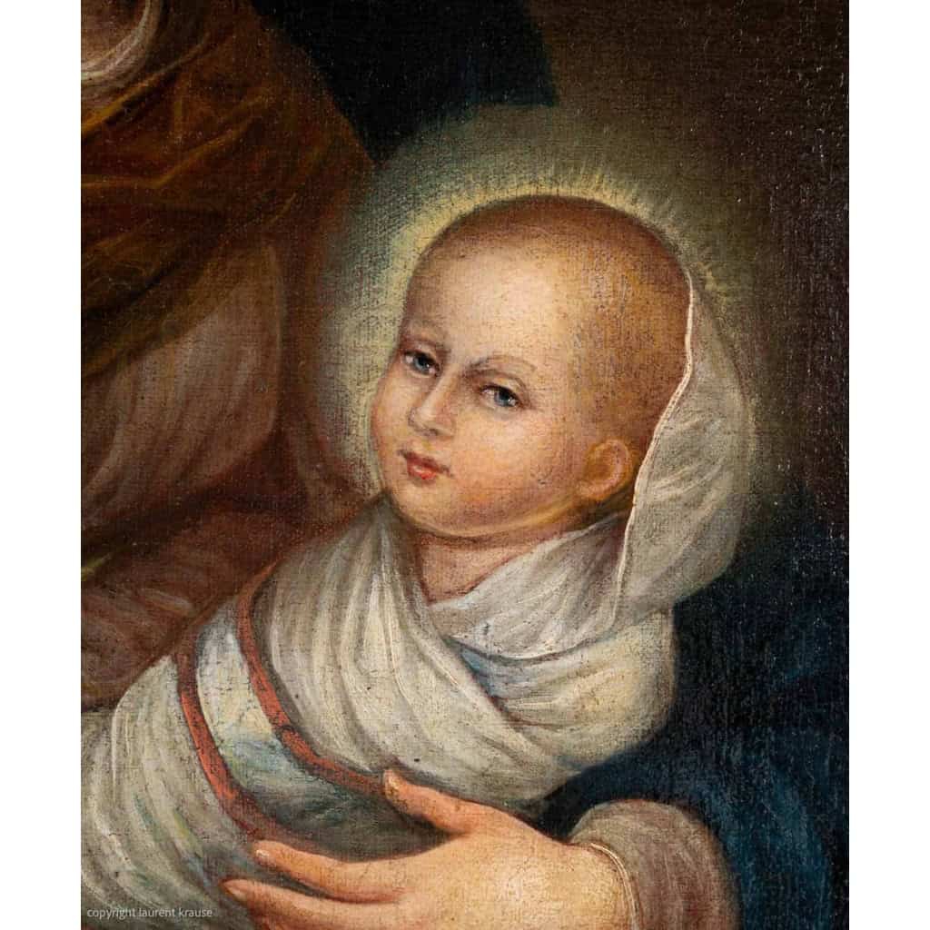 La vierge et l’enfant, Ecole française XVIIIème | Biron La vierge et l’enfant, Ecole française XVIIIème