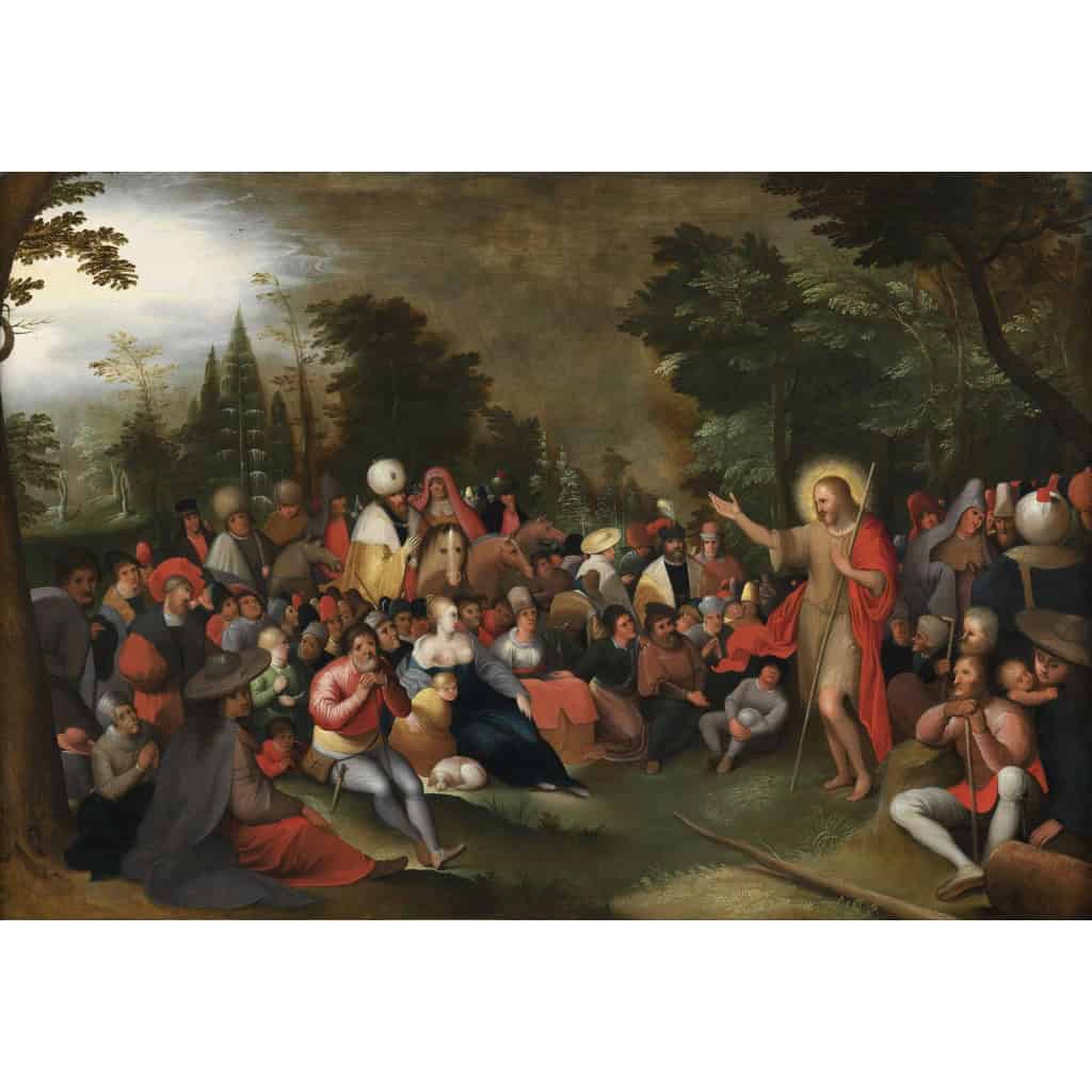 La prédication de Saint Jean-Baptiste – Atelier de Frans II Francken (1581 – 1641) | Biron ||||||||||||||