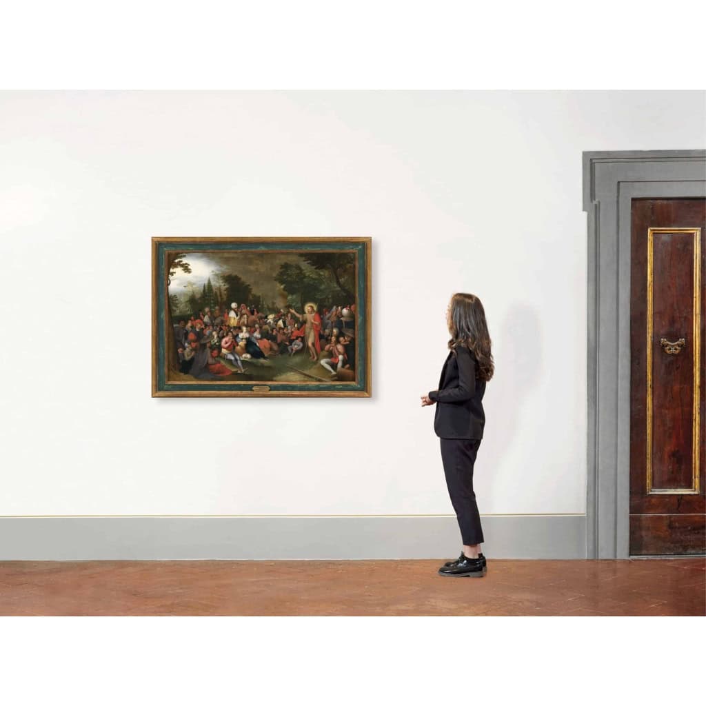 La prédication de Saint Jean-Baptiste – Atelier de Frans II Francken (1581 – 1641) | Biron La prédication de Saint Jean-Baptiste – Atelier de Frans II Francken (1581 – 1641)