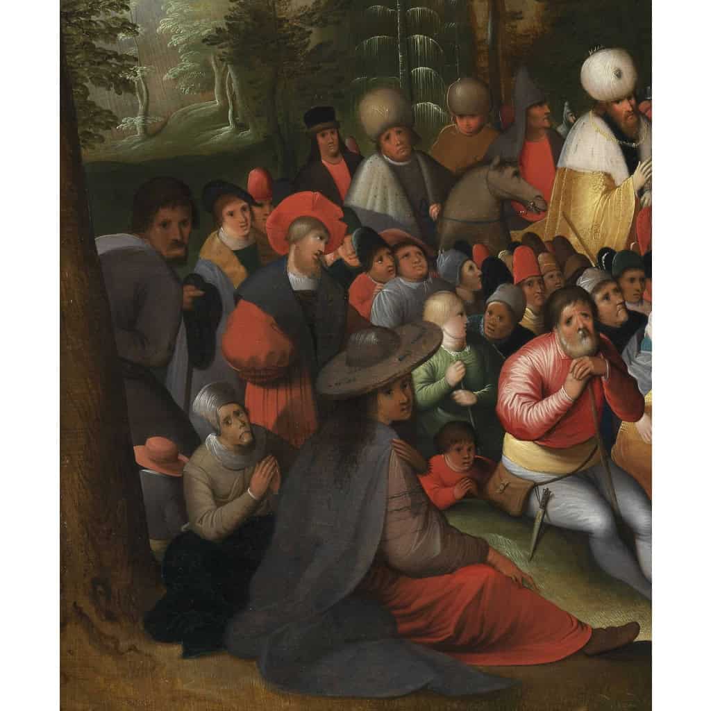 La prédication de Saint Jean-Baptiste – Atelier de Frans II Francken (1581 – 1641) | Biron La prédication de Saint Jean-Baptiste – Atelier de Frans II Francken (1581 – 1641)