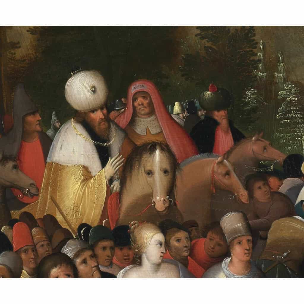 La prédication de Saint Jean-Baptiste – Atelier de Frans II Francken (1581 – 1641) | Biron La prédication de Saint Jean-Baptiste – Atelier de Frans II Francken (1581 – 1641)