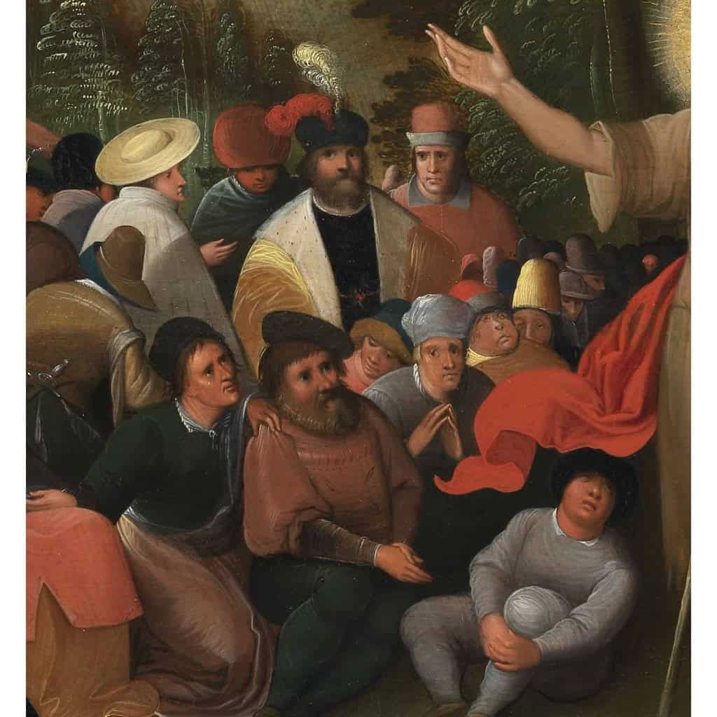 La prédication de Saint Jean-Baptiste – Atelier de Frans II Francken (1581 – 1641) | Biron La prédication de Saint Jean-Baptiste – Atelier de Frans II Francken (1581 – 1641)