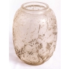 Vase « Monnaie du Pape » verre blanc patiné gris de René LALIQUE | Biron Vase "Monnaie du Pape" verre blanc patiné gris de René LALIQUE