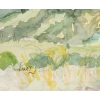 Paysage de Montagne, Aquarelle sur Papier, XX siècle. Evelyne Luez. | Biron Paysage de Montagne, Aquarelle sur Papier, XX siècle. Evelyne Luez.