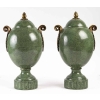 Paire de vases à décors Galuchat, 1940 | Biron ||||||