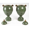 Paire de vases à décors Galuchat, 1940 | Biron Paire de vases à décors Galuchat, 1940