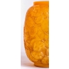 Vase « Monnaie du Pape » verre Butterscoth double couche jaune et opalescent de René LALIQUE | Biron Vase "Monnaie du Pape" verre Butterscoth double couche jaune et opalescent de René LALIQUE