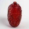 Vase « Ronces » verre rouge double couche de René LALIQUE | Biron Vase "Ronces" verre rouge double couche de René LALIQUE