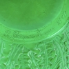 Vase « Domrémy » verre vert émeraude patiné blanc de René LALIQUE 15