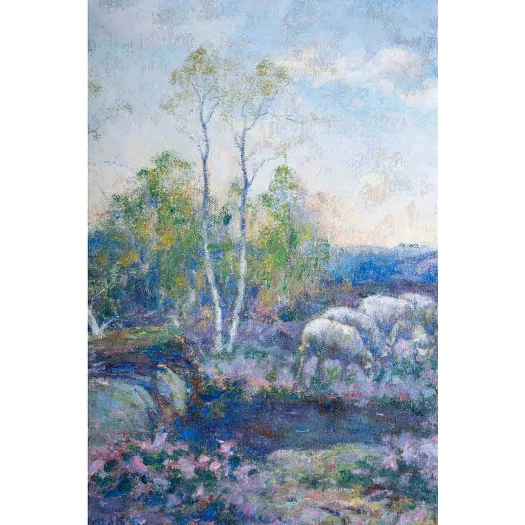Michel Korochansky 1866-1925. Bergère dans la lande.