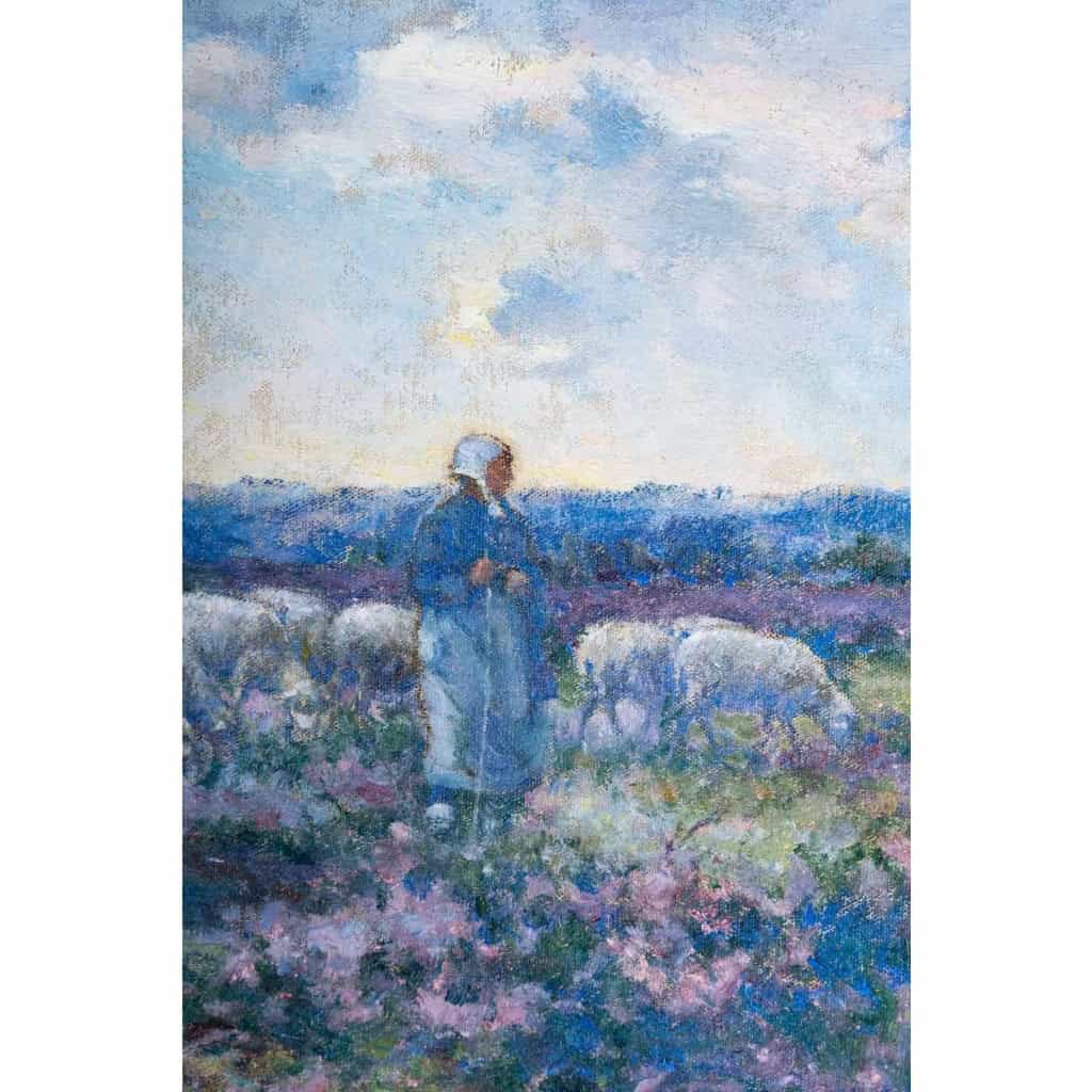 Michel Korochansky 1866-1925. Bergère dans la lande.