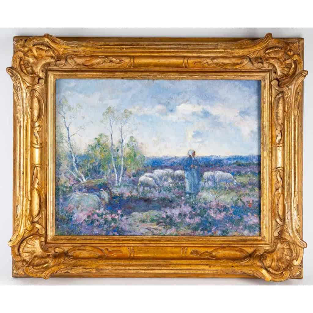Michel Korochansky 1866-1925. Bergère dans la lande.