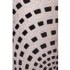 Vase « Damier » verre blanc émaillé noir d’origine de René LALIQUE | Biron Vase "Damier" verre blanc émaillé noir d'origine de René LALIQUE