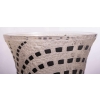 Vase « Damier » verre blanc émaillé noir d’origine de René LALIQUE | Biron Vase "Damier" verre blanc émaillé noir d'origine de René LALIQUE