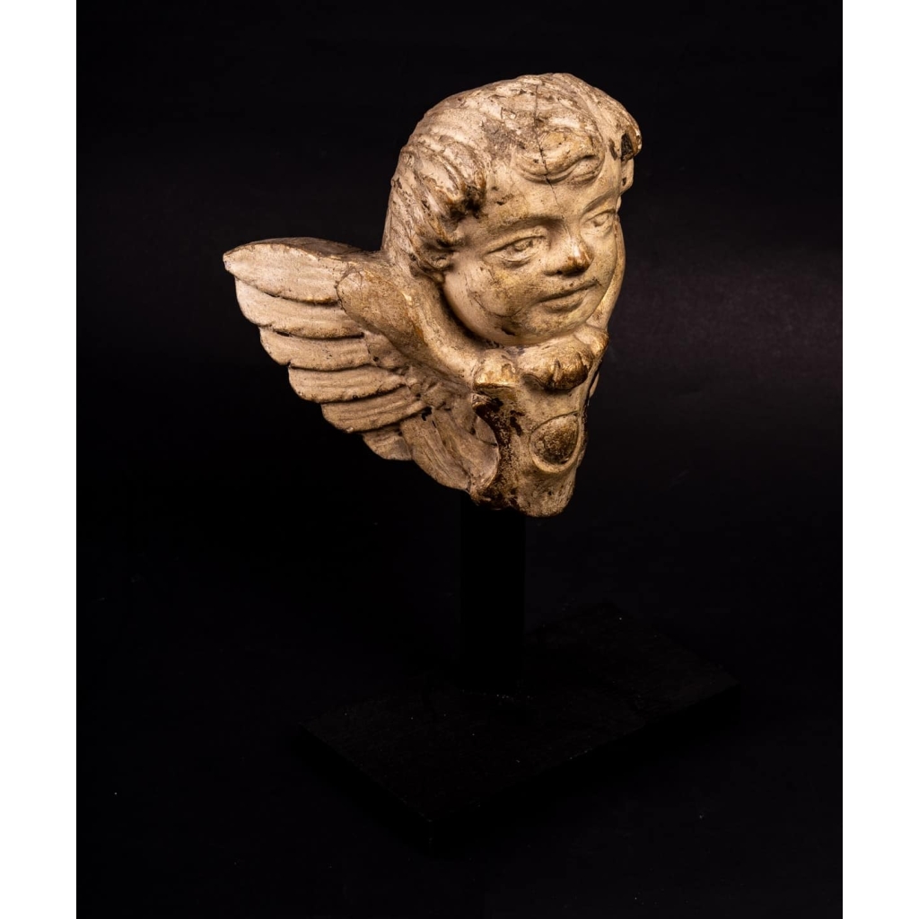 Anges en bois, fin XVIIIeme | Biron Anges en bois, fin XVIIIeme