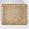 Boîte « Zinnias » verre blanc patiné sépia de René LALIQUE | Biron Boîte "Zinnias" verre blanc patiné sépia de René LALIQUE