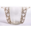 Vase « Honfleur » verre blanc patiné gris de René LALIQUE | Biron |||||||