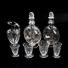 Service « Michel Ange » cristal blanc – 35 Pièces (32 Verres + 2 Carafes + 1 Pichet) de BACCARAT | Biron ||||||||||||