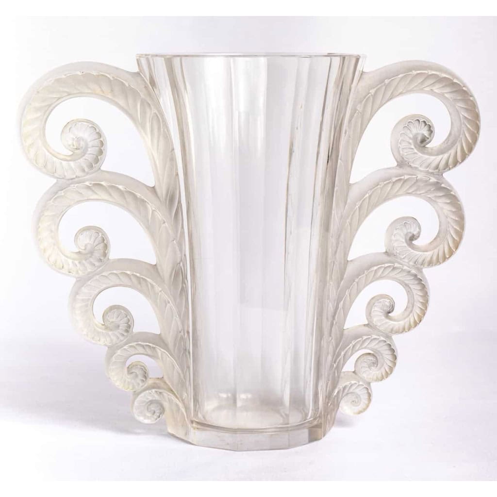 Vase « Beauvais » cristal blanc de René LALIQUE | Biron ||||||