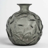 Vase « Ormeaux » verre gris de René LALIQUE | Biron ||||||||
