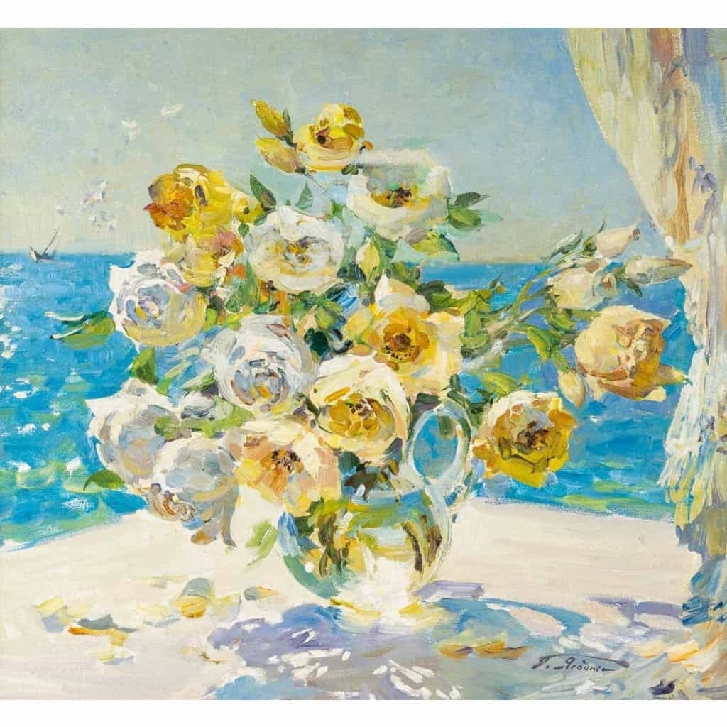 TABLEAU RUSSE HUILE SUR TOILE VLADIMIR GOUSSEV | Biron ||||||||